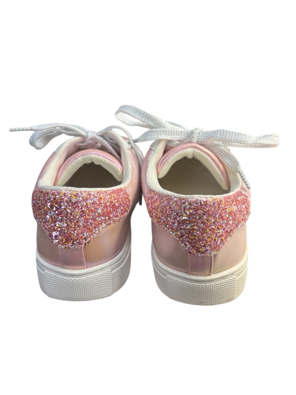 Hey Girl By Corkys Supernova Sneakers Pink Metallic Glitter Stars Women Size 8 - Picture 6 of 10